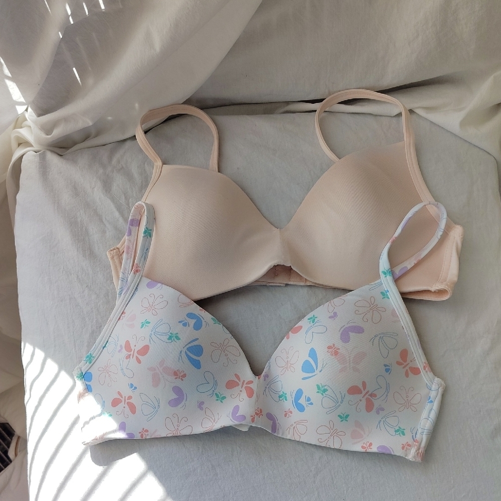 Hanes Cream and Multicolor Bras Teen Or Adult!